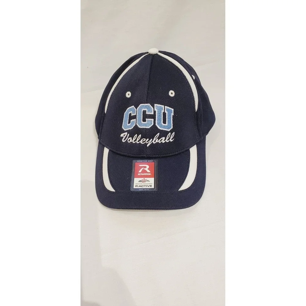 CCU Volleyball Cap Colorado Christian University Dark Blue Hook and Loop R-ACTIV